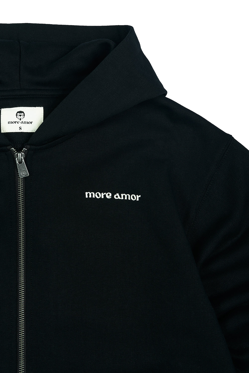 FullZip Polerón Con Gorro Negro | more amor