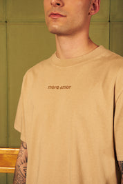 Polera 250 gr Ecru Heavy Weight | more amor