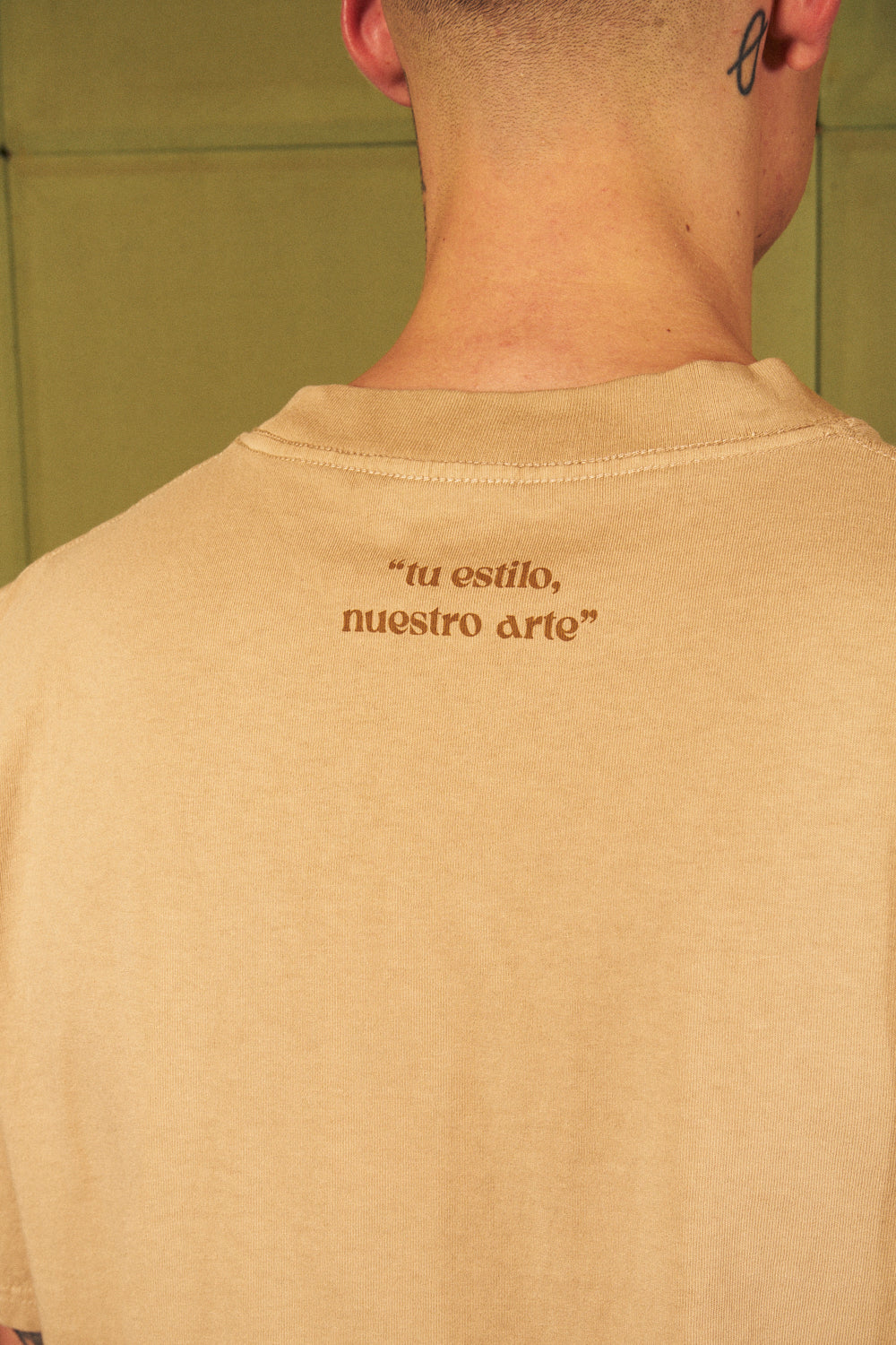 Polera 250 gr Ecru Heavy Weight | more amor