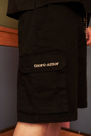 Short Cargo Negro | More Amor