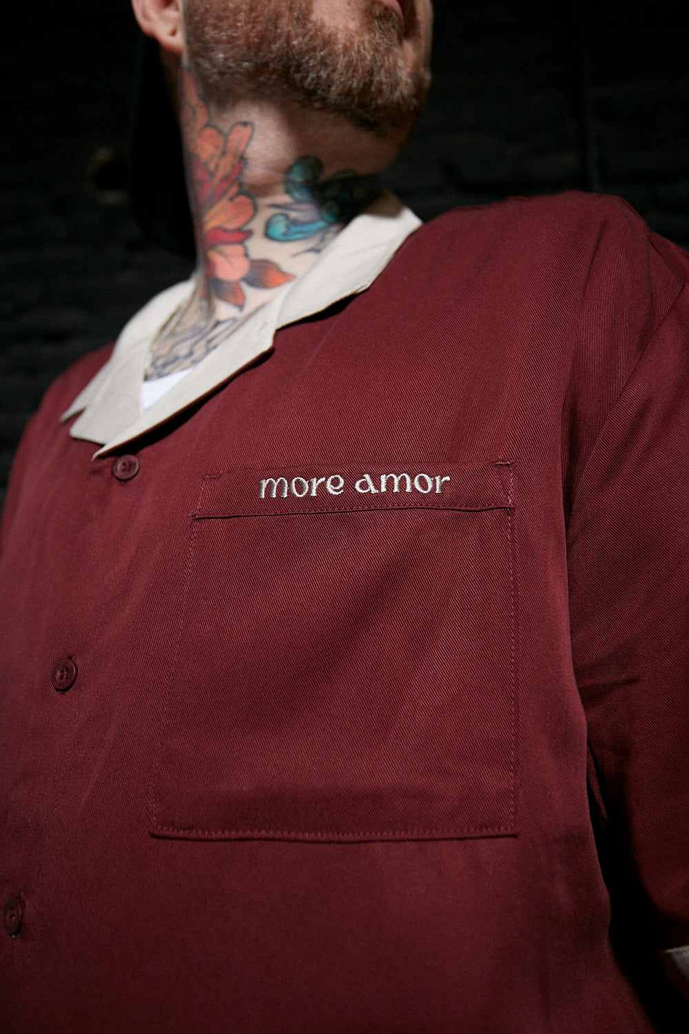 Camisa Ornaments Burdeo | Cerotatuajes