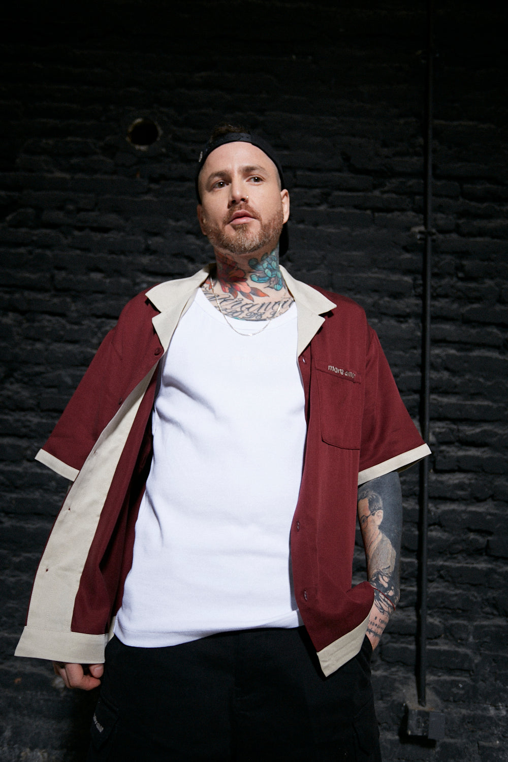 Camisa Ornaments Burdeo | Cerotatuajes