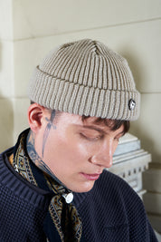 Gorro Beanie Fisherman Ecru | more amor