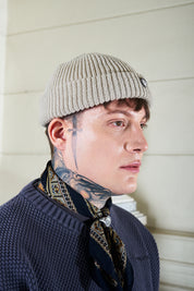 Gorro Beanie Fisherman Ecru | more amor