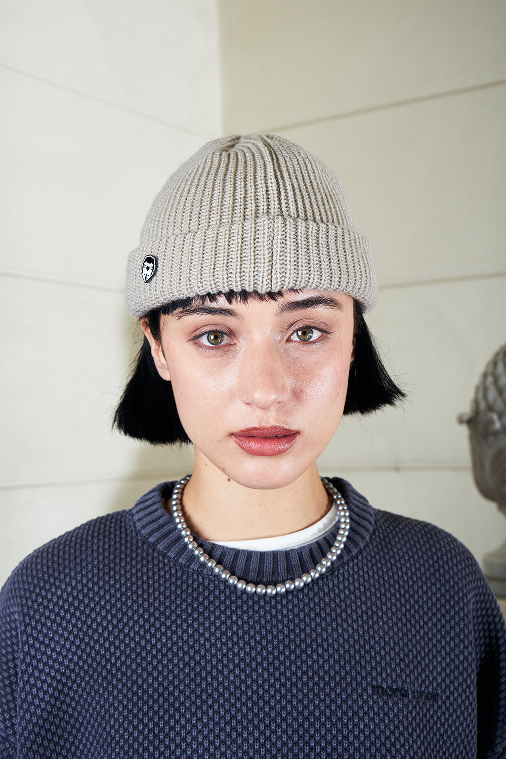 Gorro Beanie Fisherman Ecru | more amor