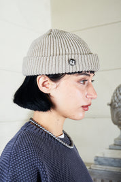 Gorro Beanie Fisherman Ecru | more amor