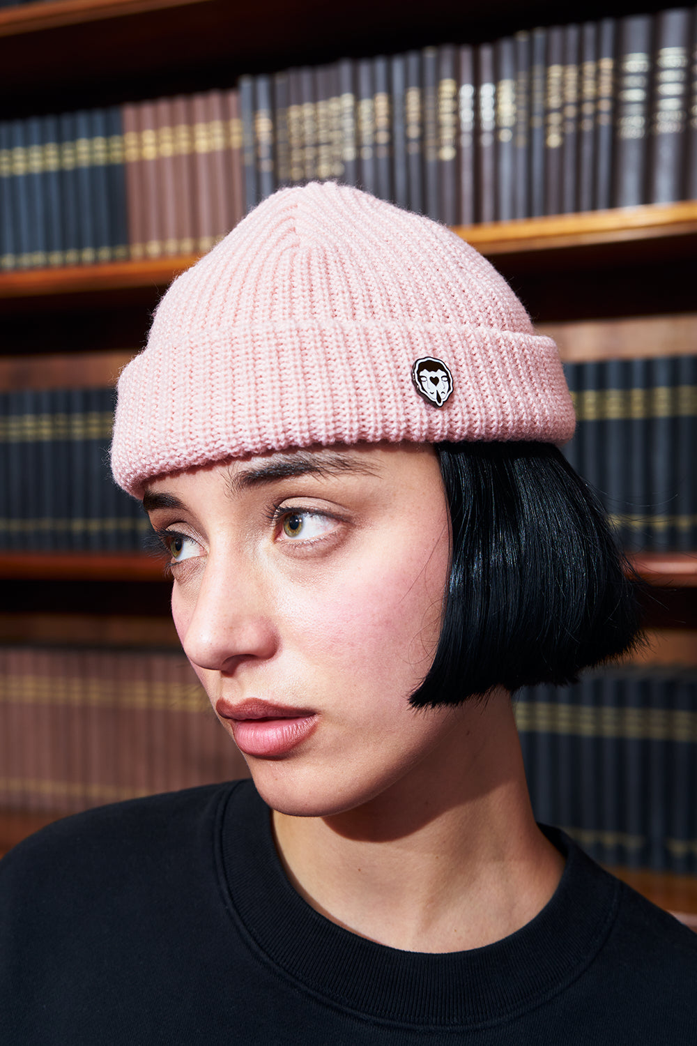 Gorro Beanie Fisherman Rosado | more amor