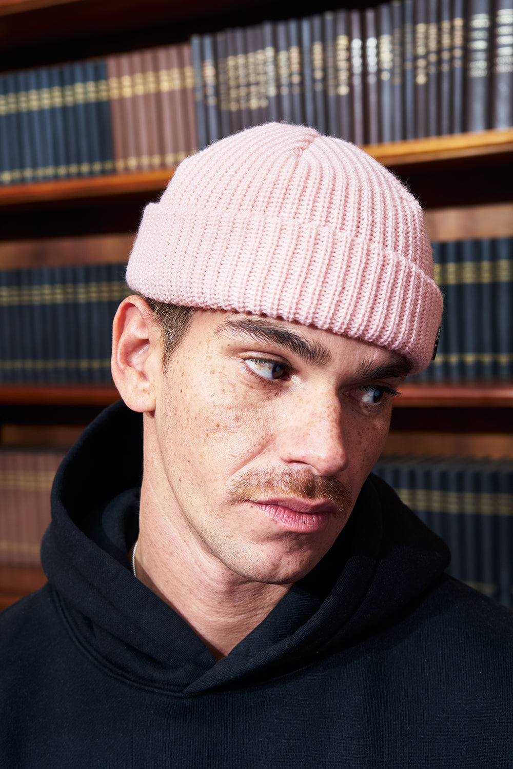 Gorro Beanie Fisherman Rosado | more amor