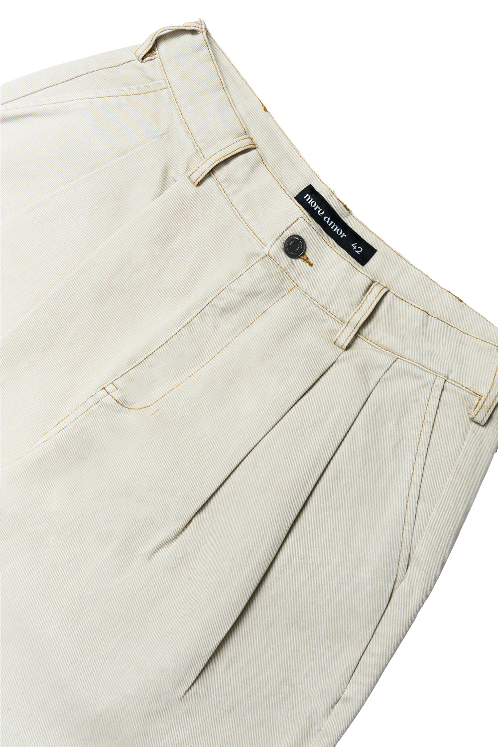 Pantalón Denim Daily Ecru | more amor