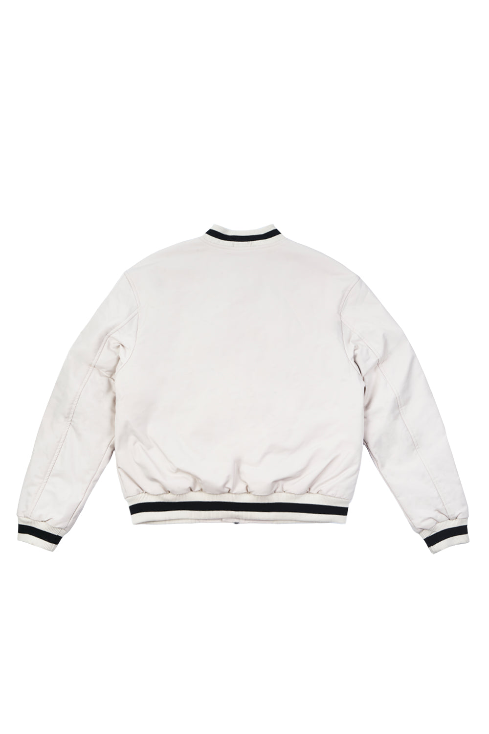 Bomber Jacket Floral Pattern Ecru | Cata Ciro