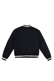 Bomber Jacket Japanese Waves Negro | Pablo Esquivel