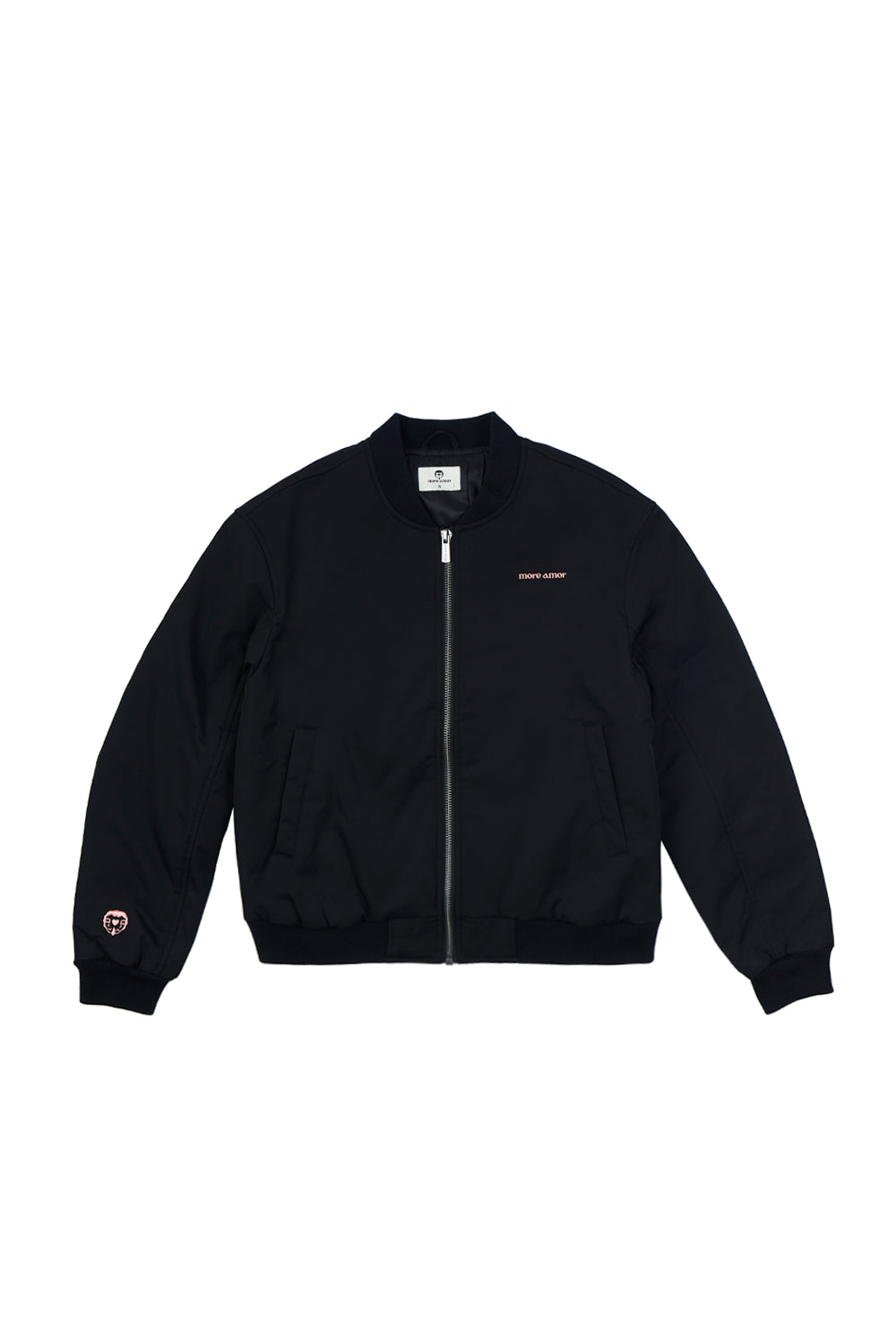 Bomber Jacket Crane Negro | Intemperie