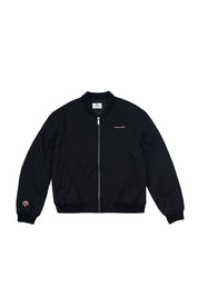 Bomber Jacket Crane Negro | Intemperie