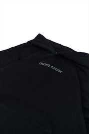 Polerón con Gorro Written Negro | more amor