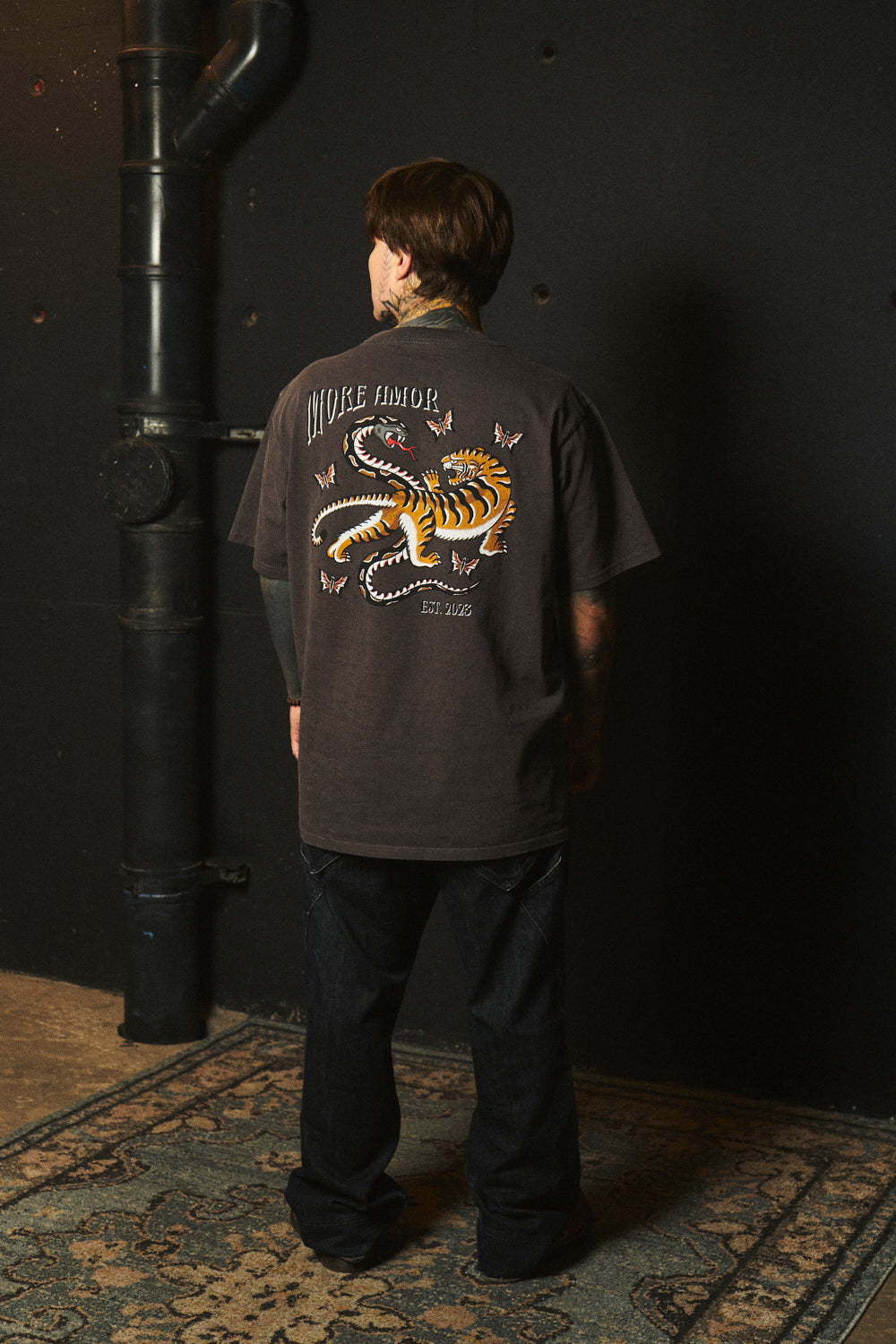 POLERA SNAKESKIN RED