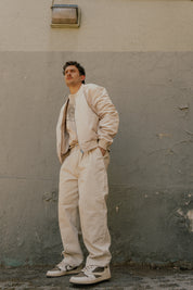 Pantalón Denim Daily Ecru | more amor