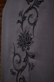 Camisa Flower Tribal Gris | Francisco Chaone