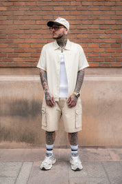 Short Cargo Ecru | More Amor