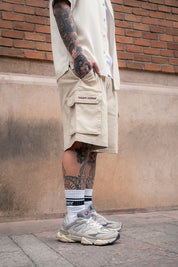 Short Cargo Ecru | More Amor