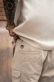 Short Cargo Ecru | More Amor