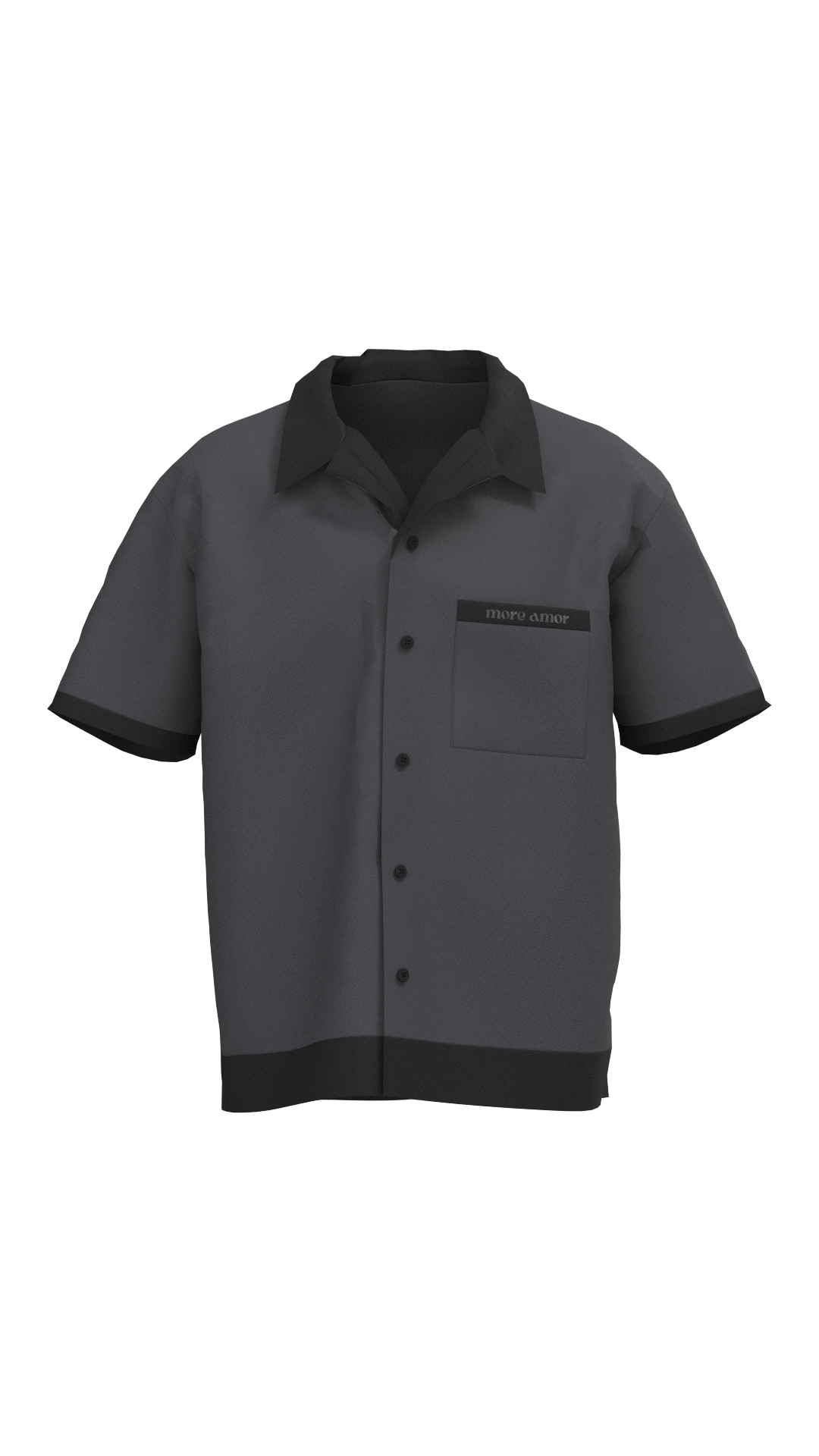 Camisa Flower Tribal Gris | Francisco Chaone