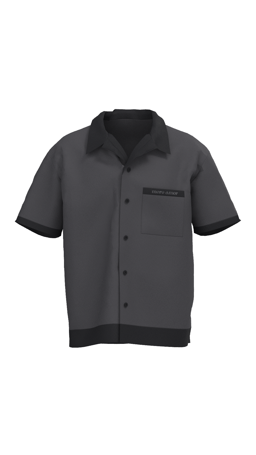 Camisa Flower Tribal Gris | Francisco Chaone