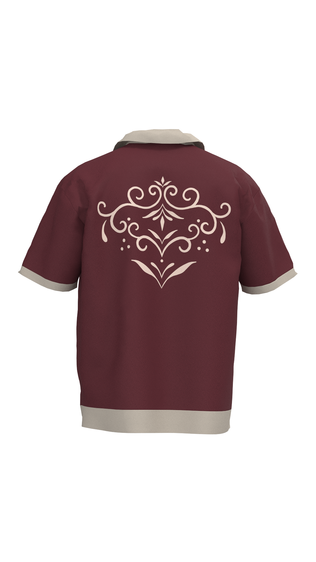 Camisa Ornaments Burdeo | Cerotatuajes