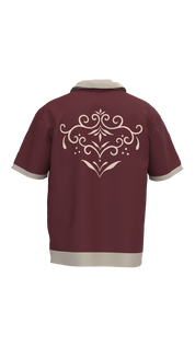 Camisa Ornaments Burdeo | Cerotatuajes