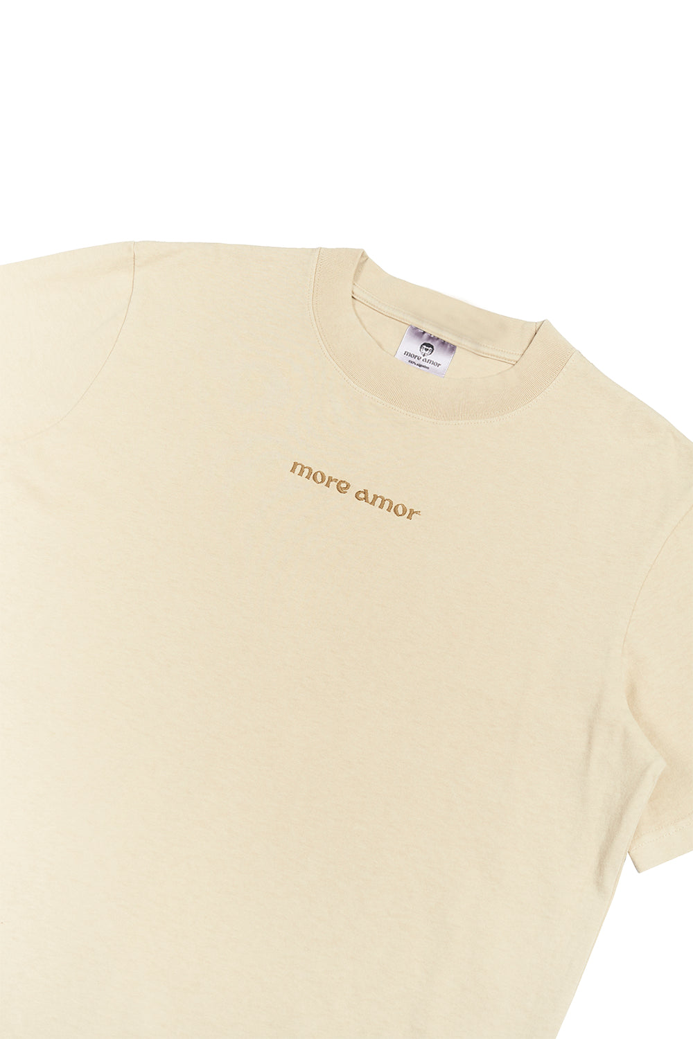 Polera 250 gr Ecru Heavy Weight | more amor