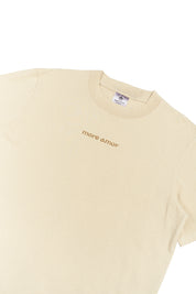 Polera 250 gr Ecru Heavy Weight | more amor