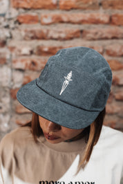 Jockey Five Panel Dagger Gris | Dimedarko