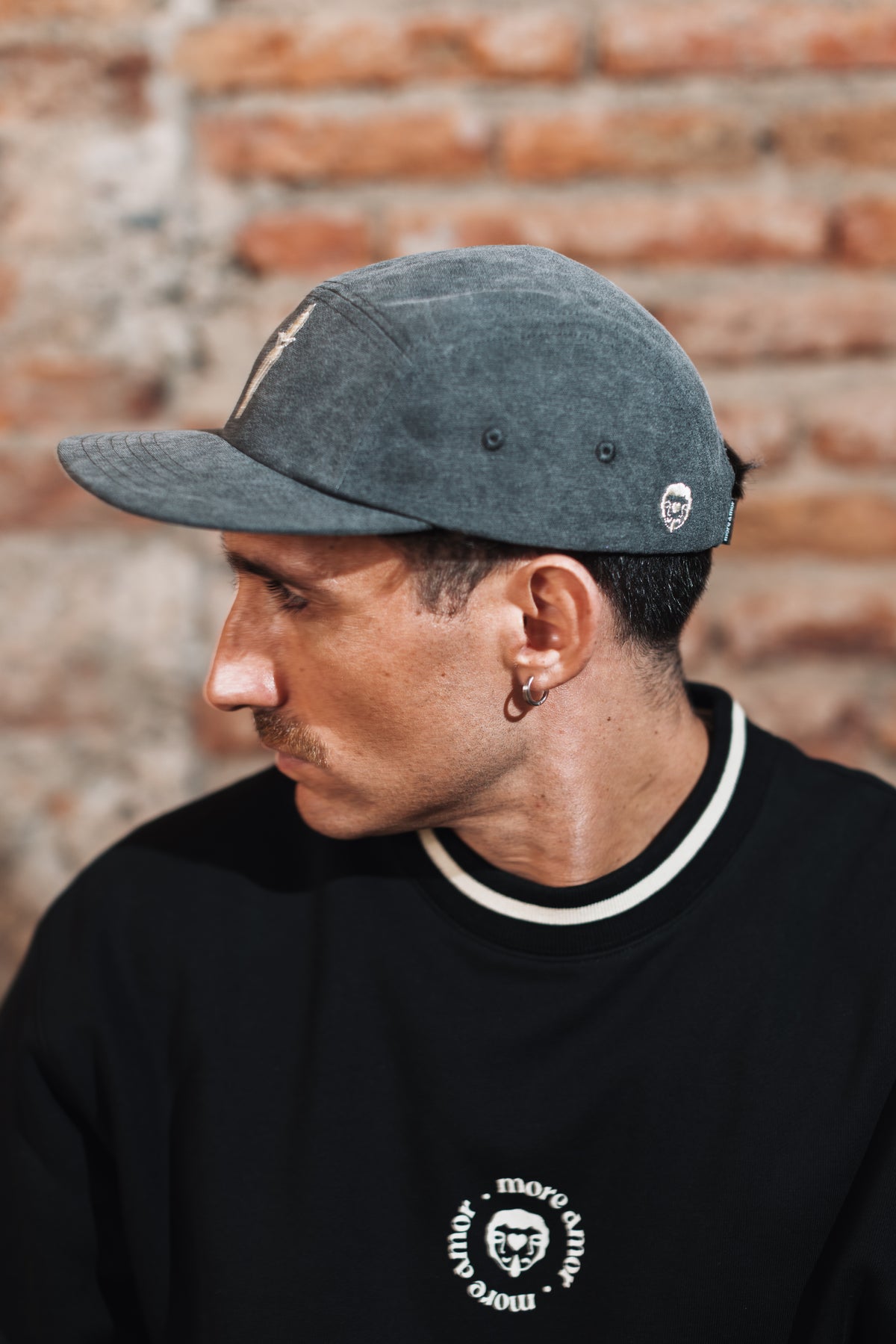 Jockey Five Panel Dagger Gris Hombre | Dimedarko