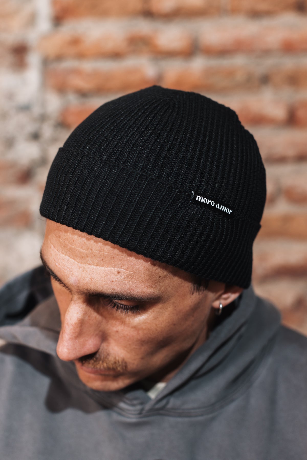 Gorro Beanie Low Negro Hombre | More Amor