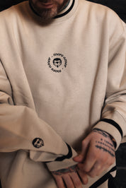 Polerón Crewneck sin Gorro Ecru | More Amor