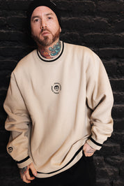 Polerón Crewneck sin Gorro Ecru | More Amor