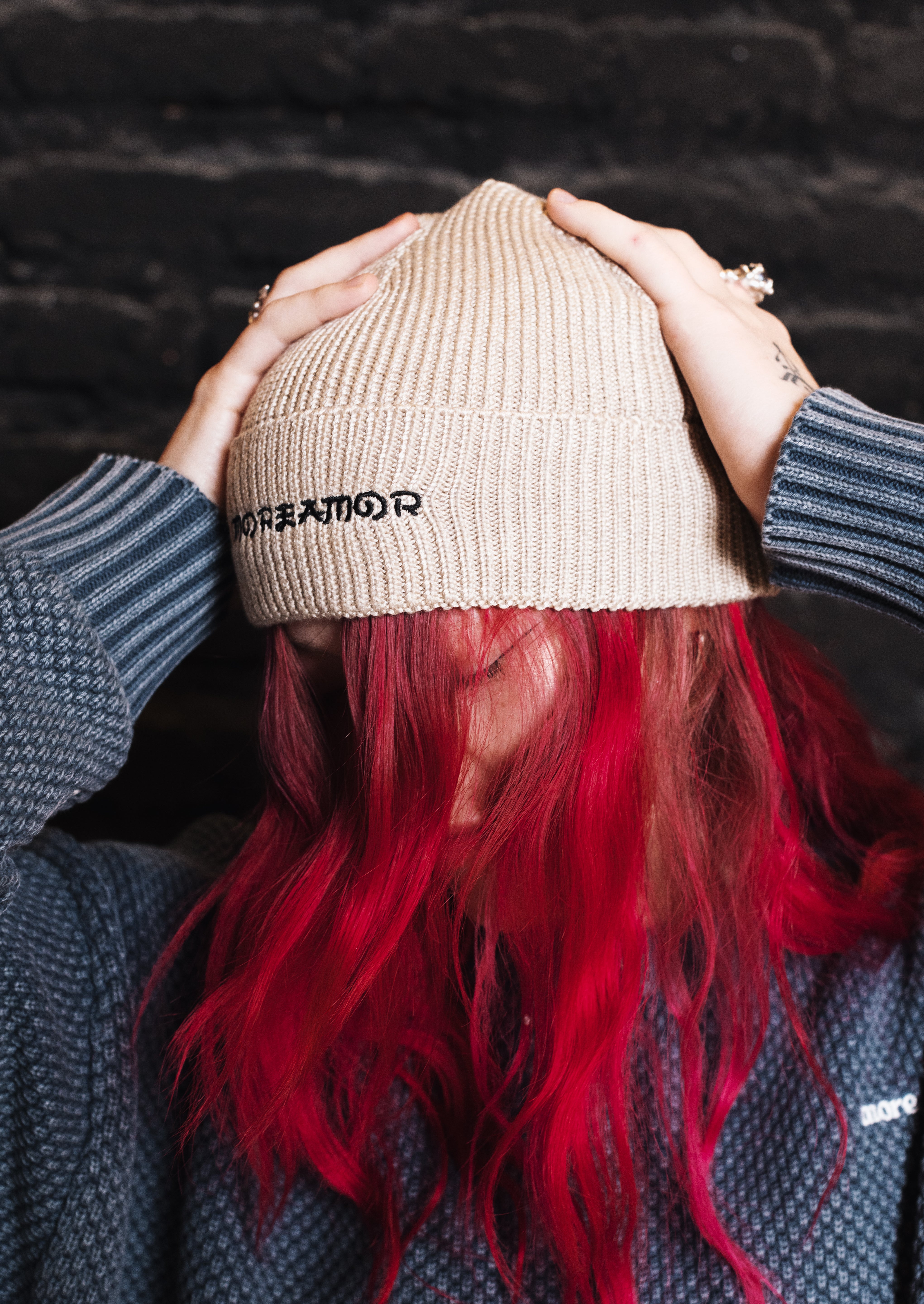Gorro Beanie Low Crema | More Amor