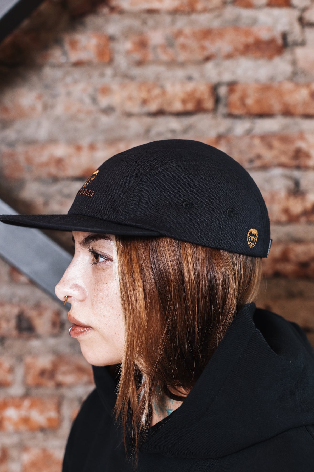 Jockey Five Panel Negro Mujer | More Amor