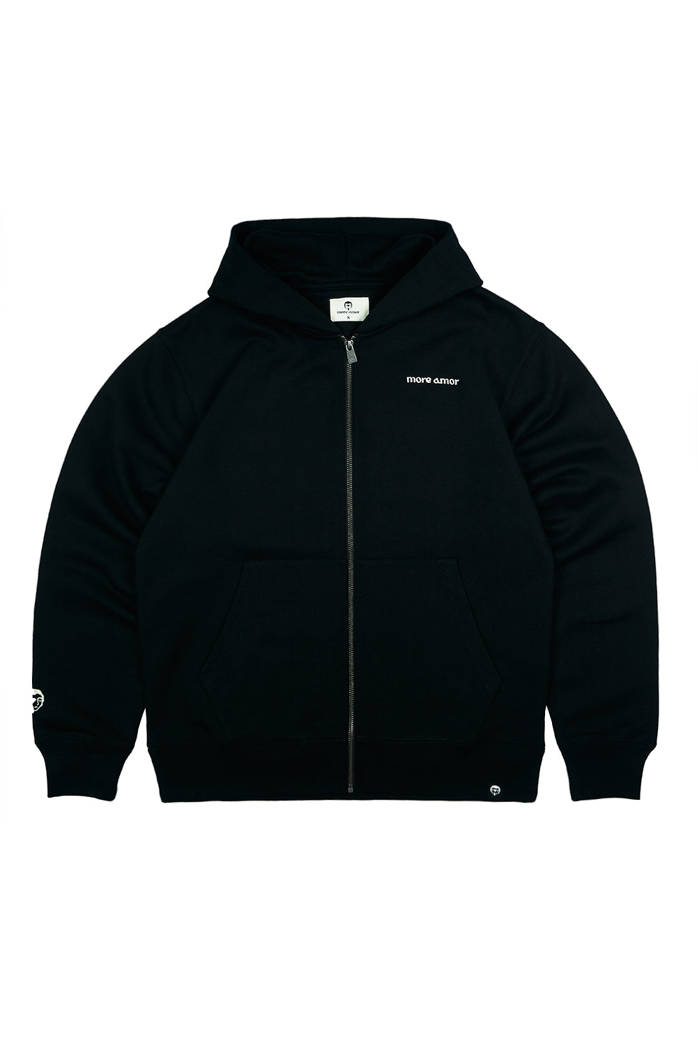FullZip Polerón Con Gorro Negro | more amor
