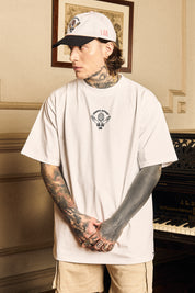 Polera Just Chilling Blanca Idraw_YouHappy | more amor x LOA