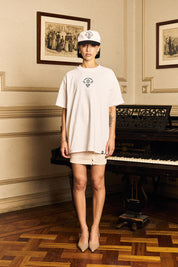 Polera Just Chilling Blanca Idraw_YouHappy Mujer | more amor x LOA