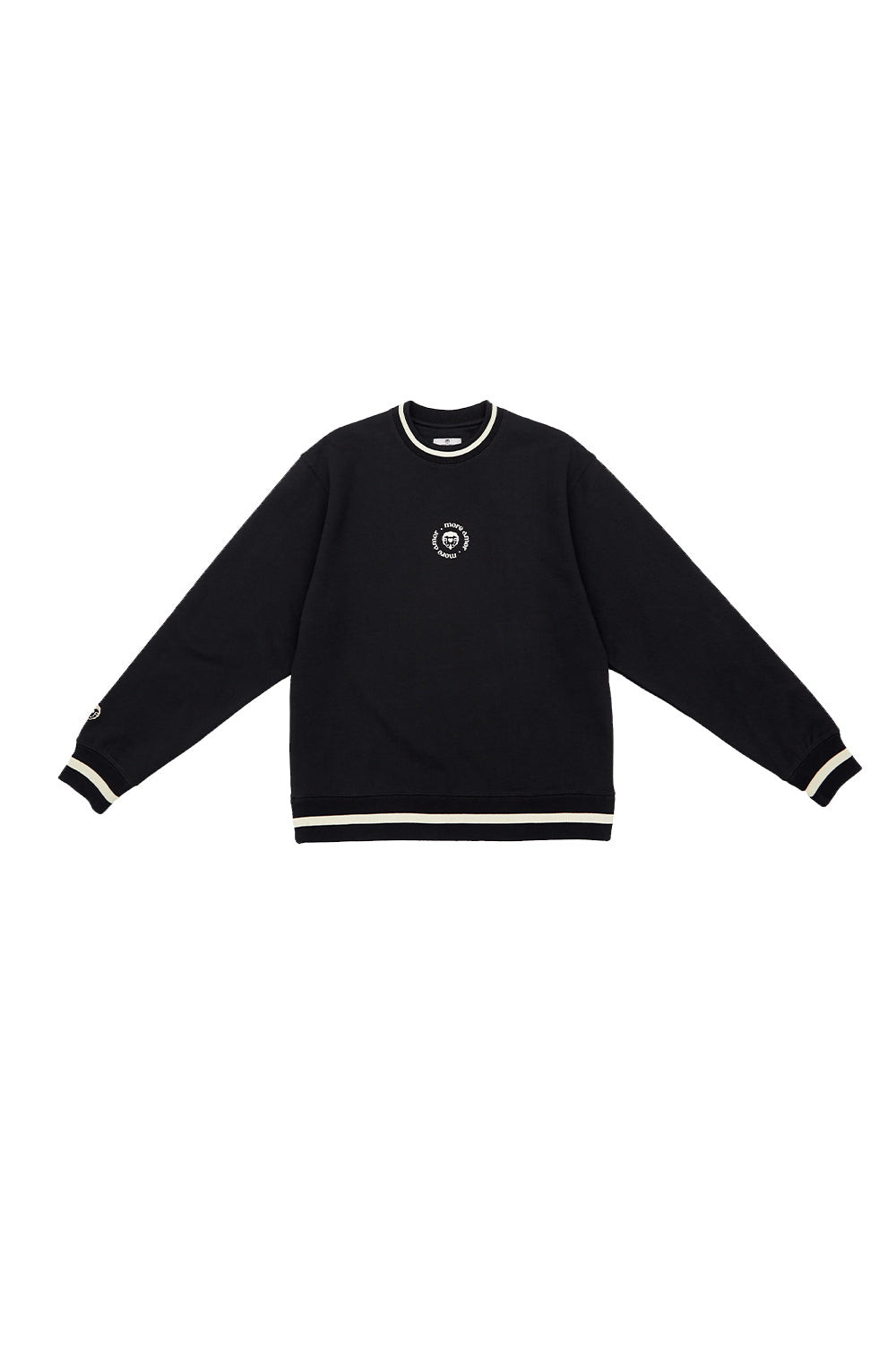 Polerón Crewneck sin Gorro Hombre Negro | More Amor