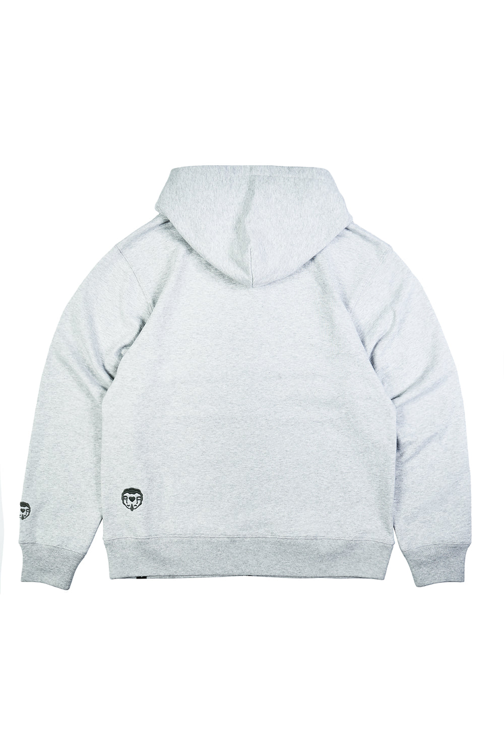 FullZip Polerón Con Gorro Gris Melange | more amor