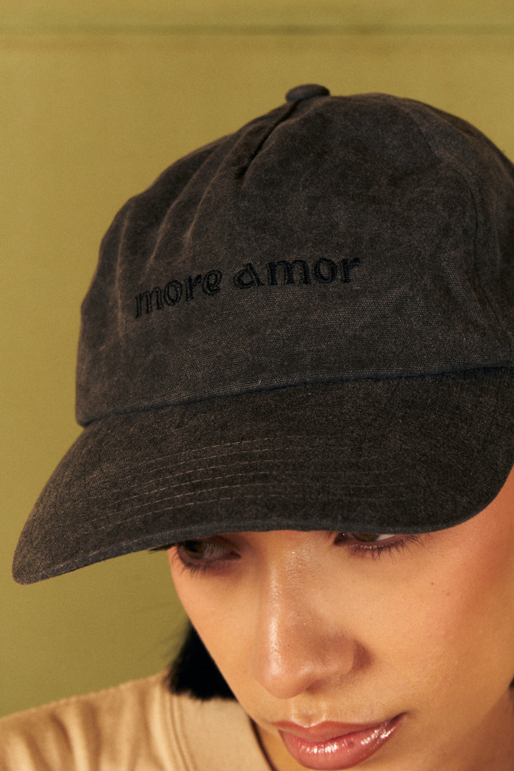 Jockey Ball Cap Gris | More Amor