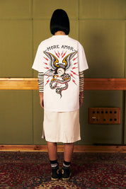 Polera Battle Royal Blanco Mujer | Bara