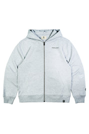 FullZip Polerón Con Gorro Gris Melange | more amor