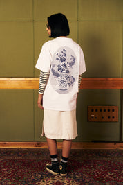 Polera Vase Of Koi Blanco Mujer | Nanai
