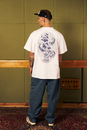 Polera Vase Of Koi Blanco | Nanai