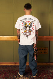 Polera Battle Royal Blanco | Bara