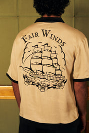 Camisa Fair Winds Ecru | DimeDarko