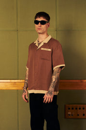 Camisa Fire Eyes Cafe | Matias Wenuqueo